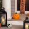 9.75" Orange Animated Double-Sided Pumpkin Halloween Décor